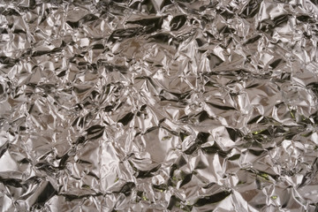Aluminum foil background