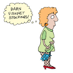 Darn Fishnet Stockings