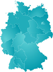 mapa da alemanha