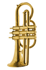 Gold trumpet vintage