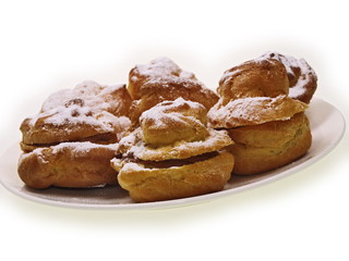 windbeutel mit schokoladen mousse