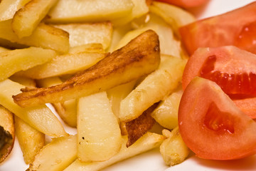 fried potatoes