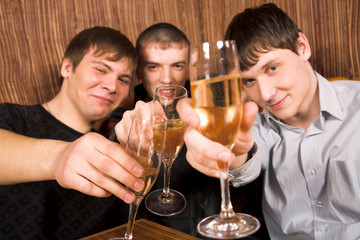 young people at the restaurant