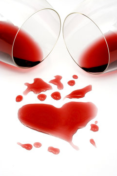 Red wine romance