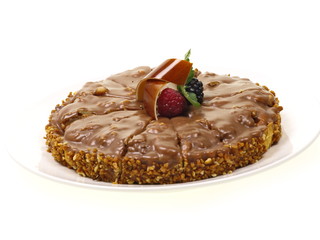 karamell krokant mousse torte die auf der zunge zergeht