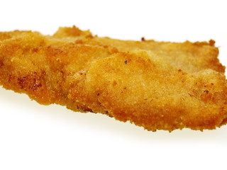 goldener schweineschnitzel paniert