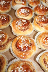 Cinnamon buns direct from oven
