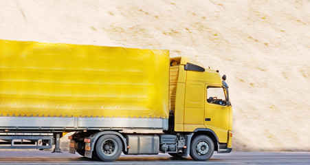 yellow truck