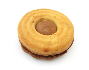 Biscuit isolated on white background