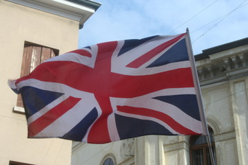 Fototapeta na wymiar English flag