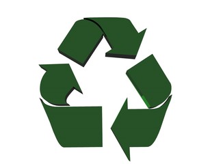 Obraz premium Logo Recycling