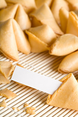 fortune cookie with space for your text