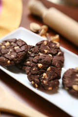 Homemade chocolate cookies