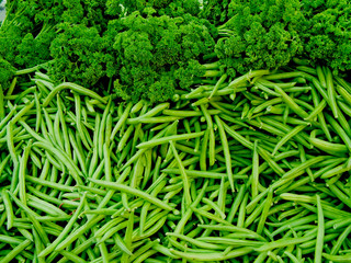 kidney bean, parsley