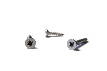 Three cross-head screws