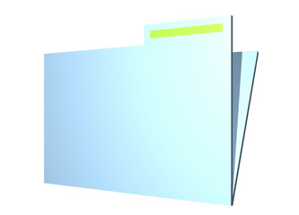 Folder Plain and Simple Clip Art Isolated