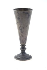 Isolated old fashioned pharmacy chalice