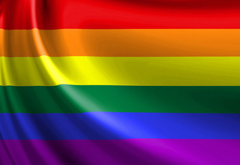 Gay pride flag