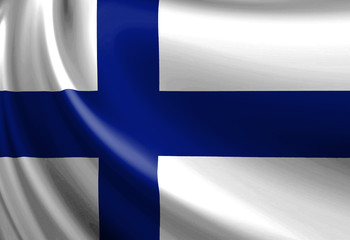 Obraz premium Flag of finland