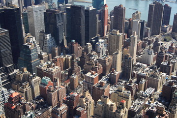 Panoramic view of the New York City skyline