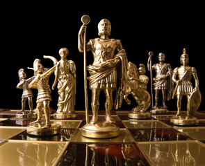 chess figures on chess board