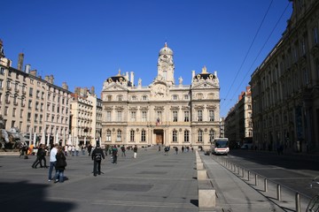 Fototapeta premium place des teereaux, lyon