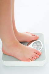 beautiful woman legs with  scales