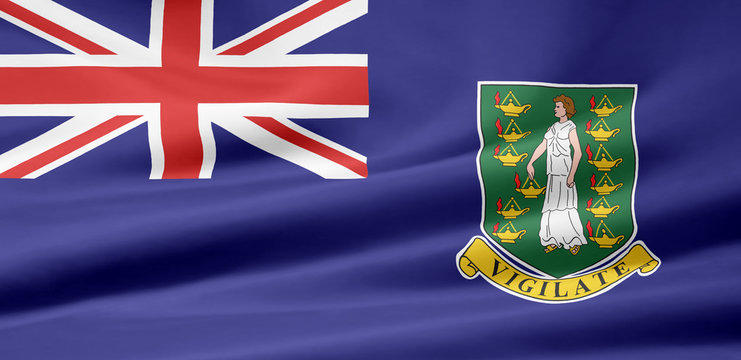 Britische Jungferninsel Flagge