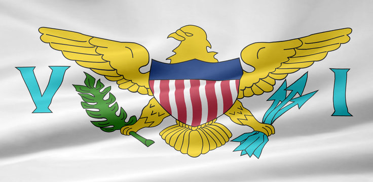 Amerikanische Junferninseln Flagge