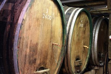 Wine barrels