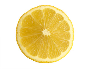 Lemon isolated over white