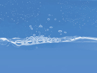 Water air drops background