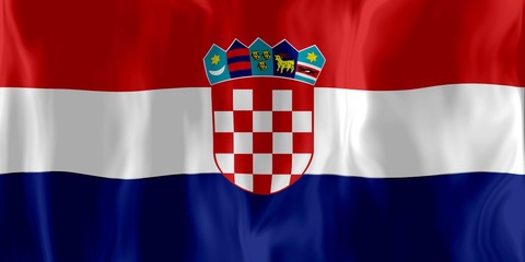 drapeau croatie froissé croatia crumpled flag