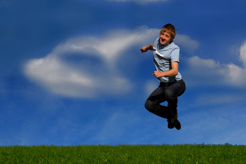 jumping boy © manu