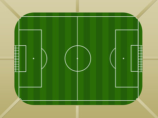 Football Pitch Soccer Stadium