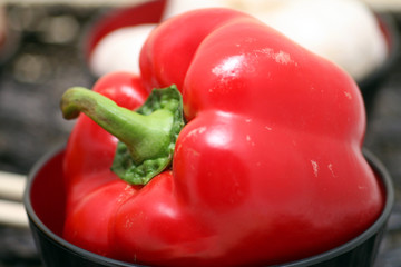Rote Paprikaschote