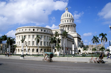 Capitol, Havanna, Cuba - obrazy, fototapety, plakaty