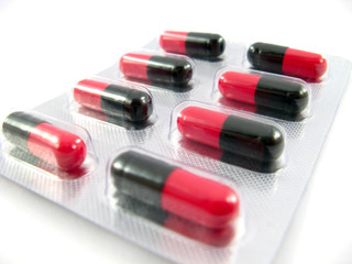 pills medicine heath isolated on white background