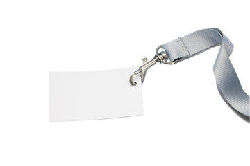 Visitenkarte am Bank