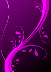 Purple Floral Background