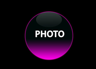 button photo pink neon