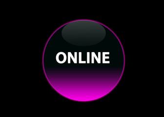 button online pink neon