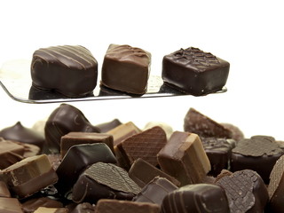 pralinen süßigkeiten die auf der zunge zergehen