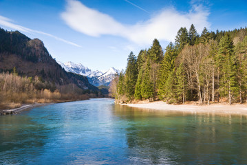River in Alps