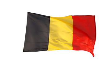Isolated Belgian flag