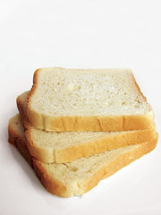 fresh wheaten bread to toasts