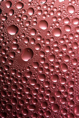 pink water drops