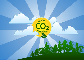 We're Carbon Neutral (Landscape)