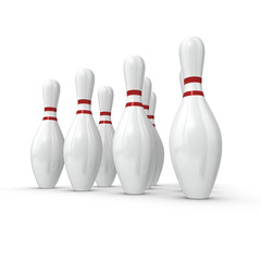 Bowling Pins in Formation 2