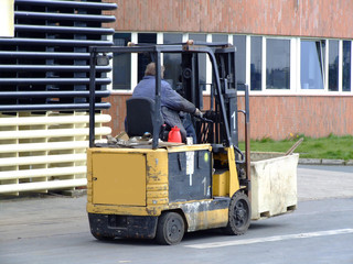bei der Arbeit
